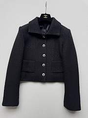 Colestore Chanel Jacket - Glittered Wool Tweed, Black - 4