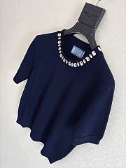 Colestore Prada Wool and cashmere Crew-neck Sweater Navy - 6