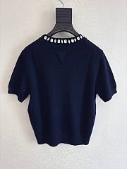 Colestore Prada Wool and cashmere Crew-neck Sweater Navy - 3