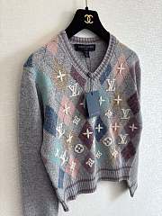 Colestore  Louis Vuitton 3D Signature Argyle Pullover - 5