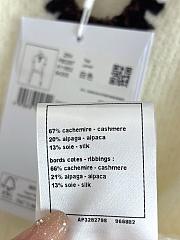 Colestore Chanel Short-sleeved Top  Cashmere & Alpaca White  - 6