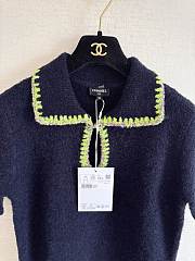 Colestore Chanel Short-sleeved Top  Cashmere & Alpaca Navy - 5