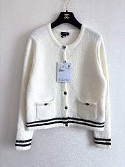 Colestore  Chanel Cardigan Cashmere & alpaca, white  - 1