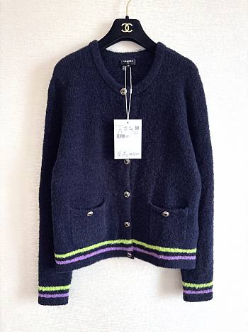 Colestore  Chanel Cardigan Cashmere & alpaca, Navy