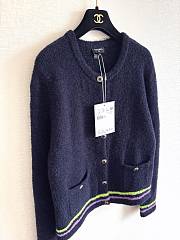 Colestore  Chanel Cardigan Cashmere & alpaca, Navy - 2