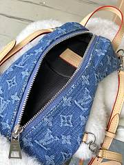 Colestore Louis Vuitton Vivienne Backpack Other Monogram Canvas Blue Denim 13 × 28 × 7 cm - 4