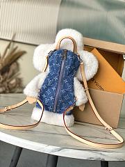 Colestore Louis Vuitton Vivienne Backpack Other Monogram Canvas Blue Denim 13 × 28 × 7 cm - 2