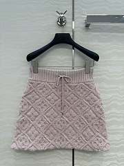Colestore Louis Vuitton Monogram Toweling Mini Skirt Light Pink - 1