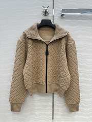 Colestore  Louis Vuitton Monogram Toweling Zip-Up Hoodie  Beige - 1