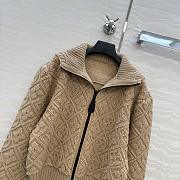 Colestore  Louis Vuitton Monogram Toweling Zip-Up Hoodie  Beige - 6