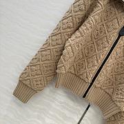 Colestore  Louis Vuitton Monogram Toweling Zip-Up Hoodie  Beige - 3