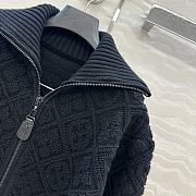 Colestore  Louis Vuitton Monogram Toweling Zip-Up Hoodie Black - 2