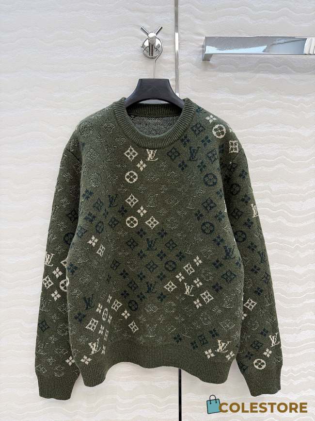 Colestore  Louis Vuitton Monogram Pullover Green - 1