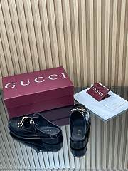Colestore Gucci Women's Mary Jane Mule with Horsebit in Black Patent - 2