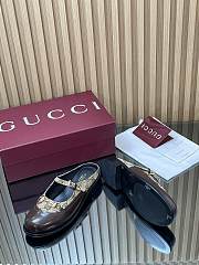 Colestore Gucci Women's Mary Jane Mule with Horsebit in Patent - 6