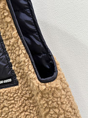 Colestore Miu Miu Teddy Down Vest with Technical Pongé Camel  - 3