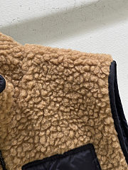 Colestore Miu Miu Teddy Down Vest with Technical Pongé Camel  - 2