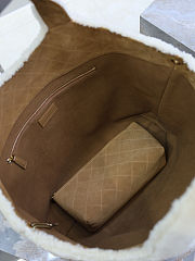 Colestore Saint Laurent YSL ICARE in Shearling in Beige 27x13x8cm - 3