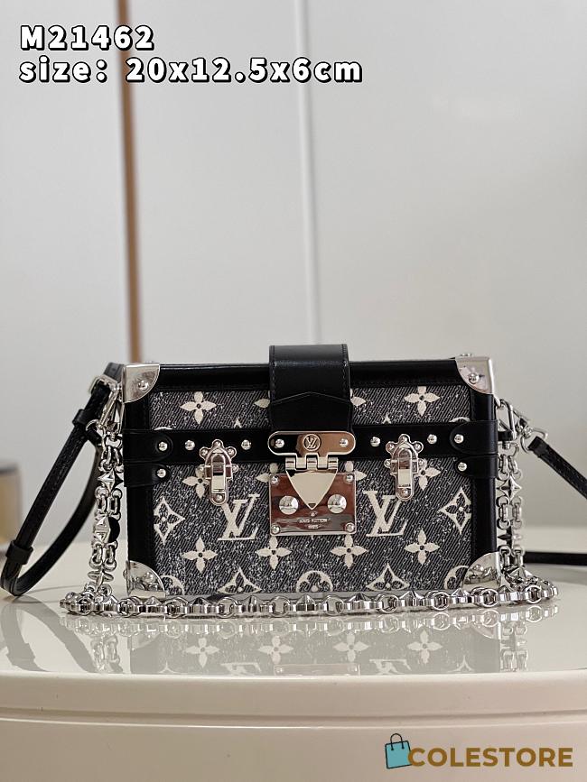 Colestore Louis Vuitton Petite Malle Bag Grey M21462 20 x 12.5 x 6 cm - 1