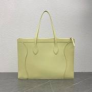 Colestore Celine Flat Cabas New Luggage In Glossy Calfskin Citrus 44.5x31.5x0.5cm - 4