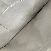 Colestore Celine Flat Cabas New Luggage In Glossy Calfskin White 44.5x31.5x0.5cm - 3