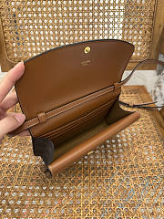 Colestore Celine Duo Wallet On Strap In Triomphe Canvas and Calfskin 20x13x6cm - 5