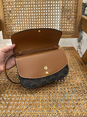 Colestore Celine Duo Wallet On Strap In Triomphe Canvas and Calfskin 20x13x6cm - 4