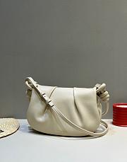Colestore Loewe Leather Paseo Satchel Bag In Ivory 25x17x8cm - 5