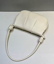 Colestore Loewe Leather Paseo Satchel Bag In Ivory 25x17x8cm - 3