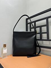Colestore Loewe Draped Tote in Mellow Nappa Lambskin Black 29x13x30cm - 2