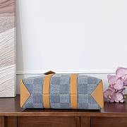 Colestore Louis Vuitton Weekend Tote Damier Denim 3D in Blue Denim 43x14x33cm - 5