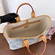 Colestore Louis Vuitton Weekend Tote Damier Denim 3D in Blue Denim 43x14x33cm - 4