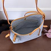 Colestore Louis Vuitton Carry All PM Blue Denim 29x24x12cm - 3