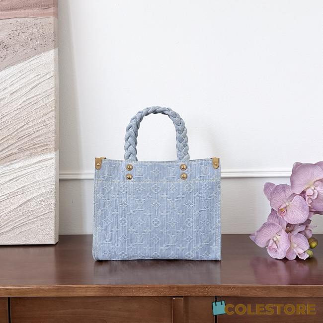 Colestore Louis Vuitton LV On The Go Denim M24897 28x23x10.5cm - 1