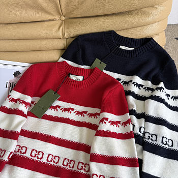 Colestore Gucci Knit Crewneck Long Sleeve Sweater