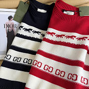 Colestore Gucci Knit Crewneck Long Sleeve Sweater - 6