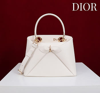 Colestore Dior Cigale Bag White 28x10x22cm