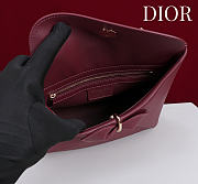 Colestore Dior Cigale Bag Burgundy 28x10x22cm - 4