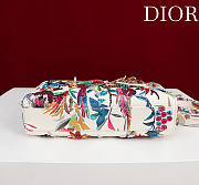 Colestore Dior Small Christian Dior Lady D-Joy with a Multi-Colored Floral and Bird Print 22x12x6.5cm - 2