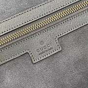 Colestore Gucci Ophidia Medium Tote Bag Dark Grey Suede 36x30x12.5cm - 2