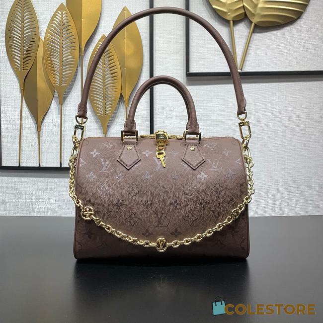 Colestore Louis Vuitton Speedy Bandoulière 25 Calfskin Leather in Brown 18 x 13 x 25cm - 1