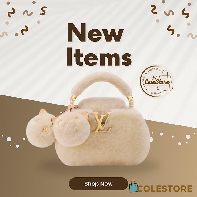 Colestore Louis Vuitton Capusnow Capucines Ivory M26324 13 x 11 x 20cm - 1