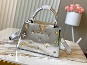 Colestore Louis Vuitton Capucines BB Features a Metallic Silver 27x18x9cm - 1