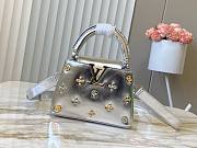 Colestore Louis Vuitton Capucines Mini Features a Metallic Silver 21x14x8cm - 1