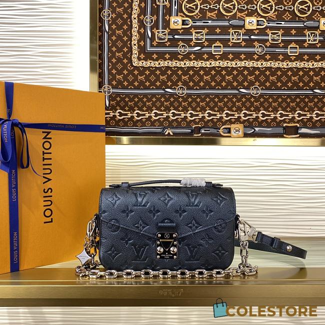 Colestore Louis Vuitton Pochette Metis East West Monogram Empreinte Navy M26456 21.5 x 13.5 x 6 cm - 1