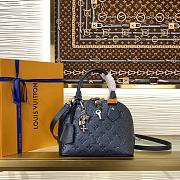 Colestore Louis Vuitton Alma BB Monogram Empreinte Navy M26686 23.5x17.5x11.5cm - 1