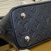 Colestore Louis Vuitton Alma BB Monogram Empreinte Navy M26686 23.5x17.5x11.5cm - 6