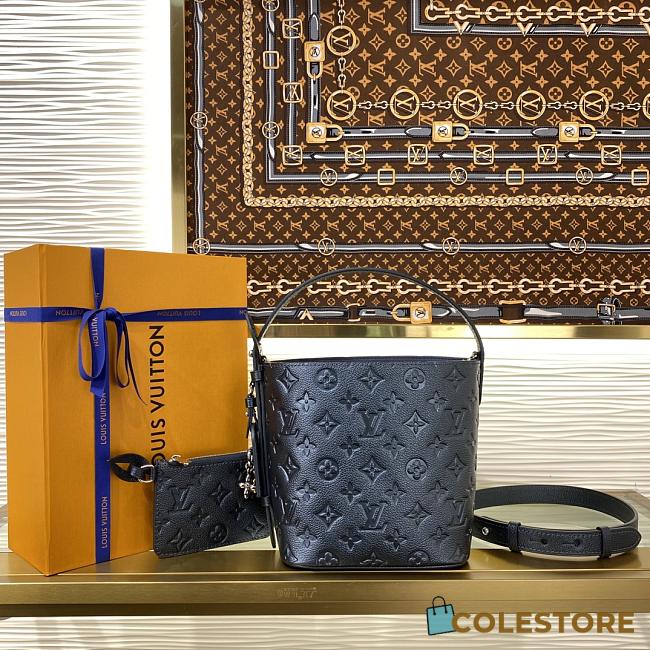 Colestore Louis Vuitton All In BB Monogram Empreinte Leather Navy M26430 6 x 18 x 12 cm - 1