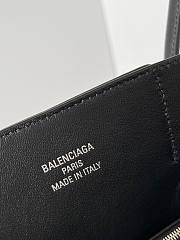Colestore Balenciaga Bel Air Carry All Bag Medium in Black Smooth Calfskin, Aged-silver Hardware 37x28x17cm - 4