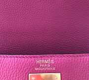Colestore Hermes Kelly in Fuchsia Togo Leather Gold Hardware (Custom-made to your requested size) - 5